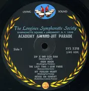 LP - The Longines Symphonette - Academy Award Hit Parade