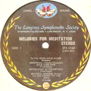LP - The Longines Symphonette - Melodies For Meditation