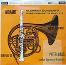 LP - The London Symphony Orchestra , Peter Maag , Barry Tuckwell , Gervase de Peyer - Clarinet Concerto / Horn Concertos Nos. 1 & 3