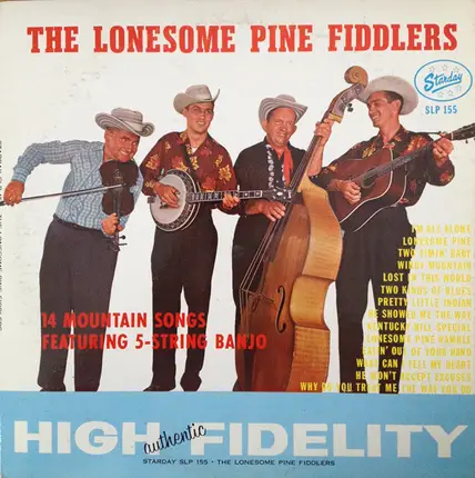The Lonesome Pine Fiddlers - 14 Mountain Songs Featuring 5-String Banjo