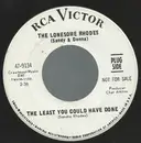 7inch Vinyl Single - The Lonesome Rhodes - The Least You Could Have Done