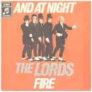 7inch Vinyl Single - The Lords - And At Night / Fire
