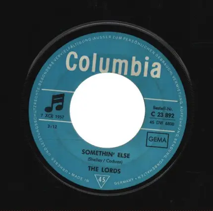 The Lords - Good Time Music / Somethin' Else
