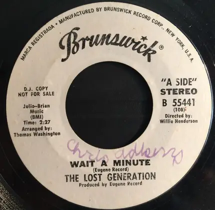 The Lost Generation - Wait A Minute