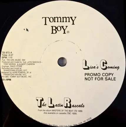 The Latin Rascals - Lisa's Coming