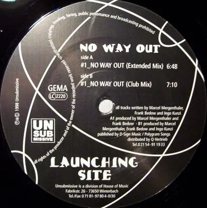 The Launching Site - No Way Out