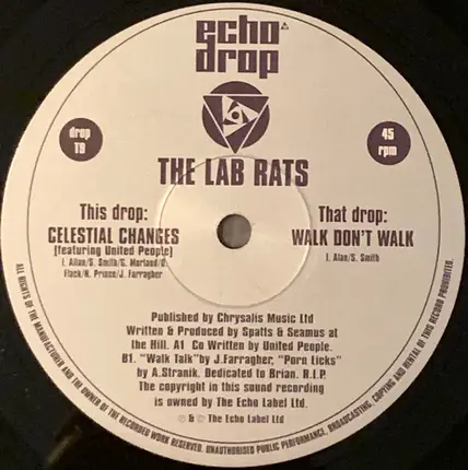 The Lab Rats - Celestial Changes / Walk Don't Walk