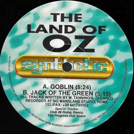 The Land Of Oz - Goblin / Jack Of The Green