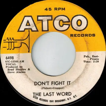 The Last Words - Can't Stop Loving You