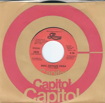 The Lettermen - Mac Arthur Park / Summer Song