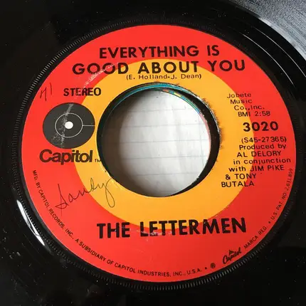 The Lettermen - Everything's Good About You