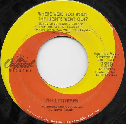 The Lettermen - Love Is Blue / Greensleeves (Medley)