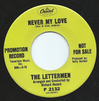 The Lettermen - Sherry Don't Go