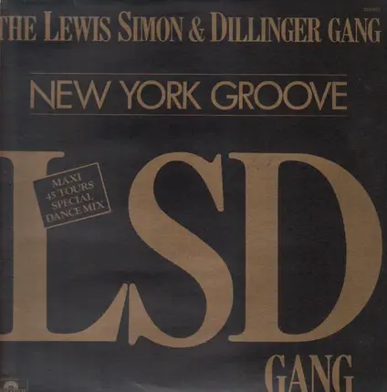 The Lewis Simon & Dillinger Gang - New York Groove