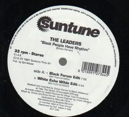 The Leaders - Black People Have Rhythm