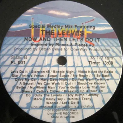 The Leeves - Special Medley Mix Featuring The Leeves: Now And Then Let's Do It
