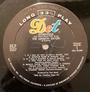 LP - The Lennon Sisters - Dominique And Other Great Folk Songs - Mono
