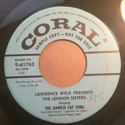 The Lennon Sisters - You Broke Your Promise, Mr. Sandman