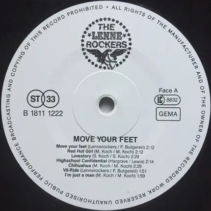 The Lennerockers - Move Your Feet