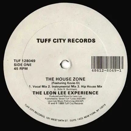 The Leon Lee Experience, Leon Lee Experience - The House Zone / In The Mix / Music Play