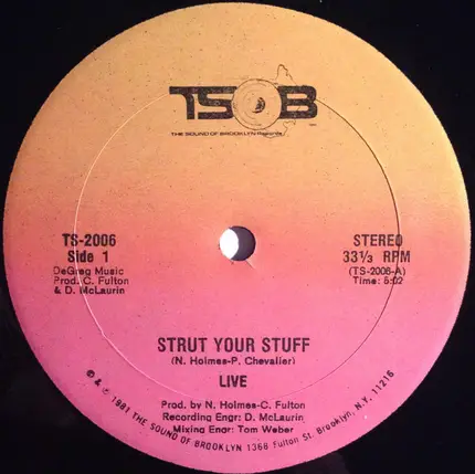 The Live Band - Strut Your Stuff