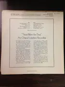 LP - The Limeliters - The Original 'Those Were The Days'