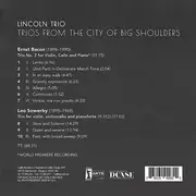 CD - The Lincoln Trio - Trios From The City Of Big Shoulders