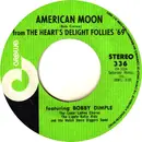 7inch Vinyl Single - The Lunar Ladies Chorus , The Lipple Kutie Kids , The Hutch Davie Diggers Band - American Moon