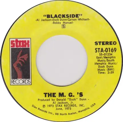 The M.G.'s - Sugarcane / Blackside