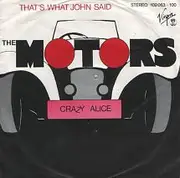 7inch Vinyl Single - The Motors - That's What John Said