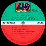 LP - The Modern Jazz Quartet & The All-Star Jazz Band - Jazz Dialogue - OBI + Insert