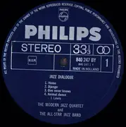 LP - The Modern Jazz Quartet & The All-Star Jazz Band - Jazz Dialogue