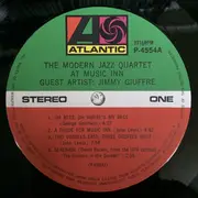 LP - The Modern Jazz Quartet Guest Artist: Jimmy Giuffre - The Modern Jazz Quartet At Music Inn - +Insert