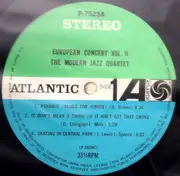 LP - The Modern Jazz Quartet - European Concert: Volume Two