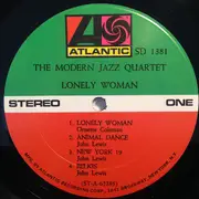 LP - The Modern Jazz Quartet - Lonely Woman
