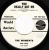 7inch Vinyl Single - The Moments - You Really Got Me / Money, Money - Promo