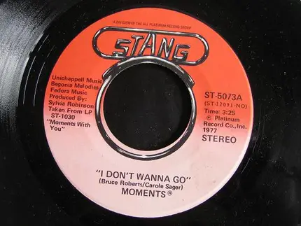 The Moments - I Don't Wanna Go