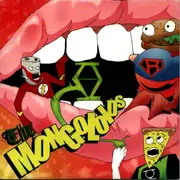 7inch Vinyl Single - The Mongoloids - Mongoloids, The - blue translucent pressing