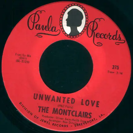 The Montclairs - Beggin' Is Hard To Do / Unwanted Love
