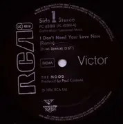 12inch Vinyl Single - The Mood - I Don't Need Your Love Now