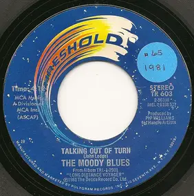 The Moody Blues - Talking Out Of Turn