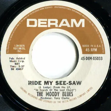 The Moody Blues - Ride My See-Saw