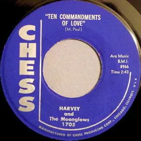 The Moon Glows - Ten Commandments Of Love / Mean Old Blues