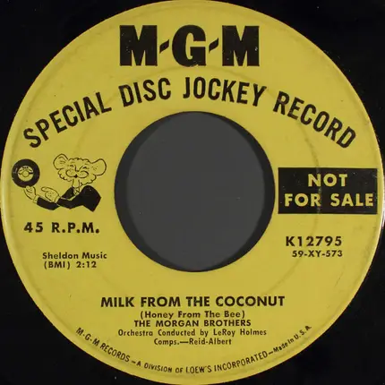 The Morgan Brothers - Milk From The Coconut (Honey From The Bee)