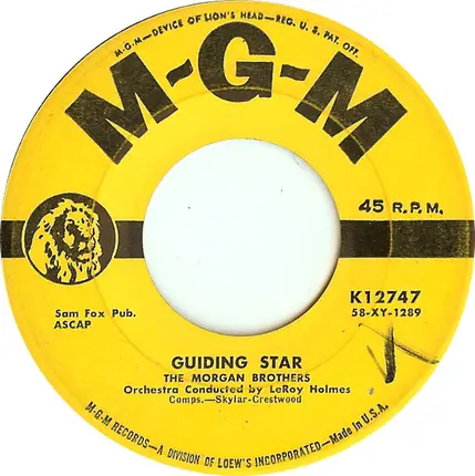 The Morgan Brothers - Nola / Guiding Star