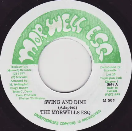 The Morwells / The Morwells - Swing And Dine / Greenwich Road Skank