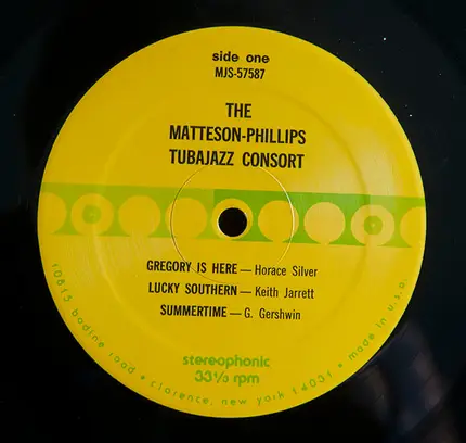 The Matteson - Phillips Tubajazz Consort - The Matteson-Phillips Tubajazz Consort