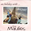 7inch Vinyl Single - The Maulies - On Holiday With The Maulies - Red Clear vinyl/ Ltd ed