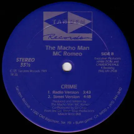 The Macho Man MC Romeo - Ah Freakout