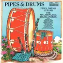 LP - The Machringbeg Highlanders - Pipes & Drums - English Pressing